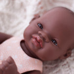 African Girl and Boy 32cm Miniland Doll