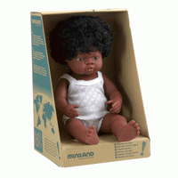 African Girl 38cm Miniland Doll