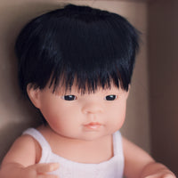 Asian Boy 38cm Miniland Doll