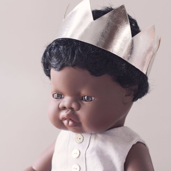African Boy 38cm Miniland Doll